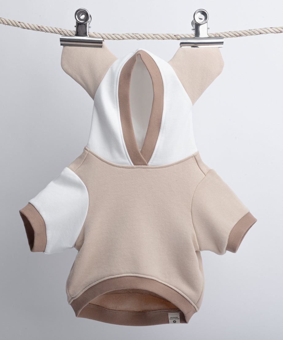 Cozy Mocha Mousse Doggy Hoodie