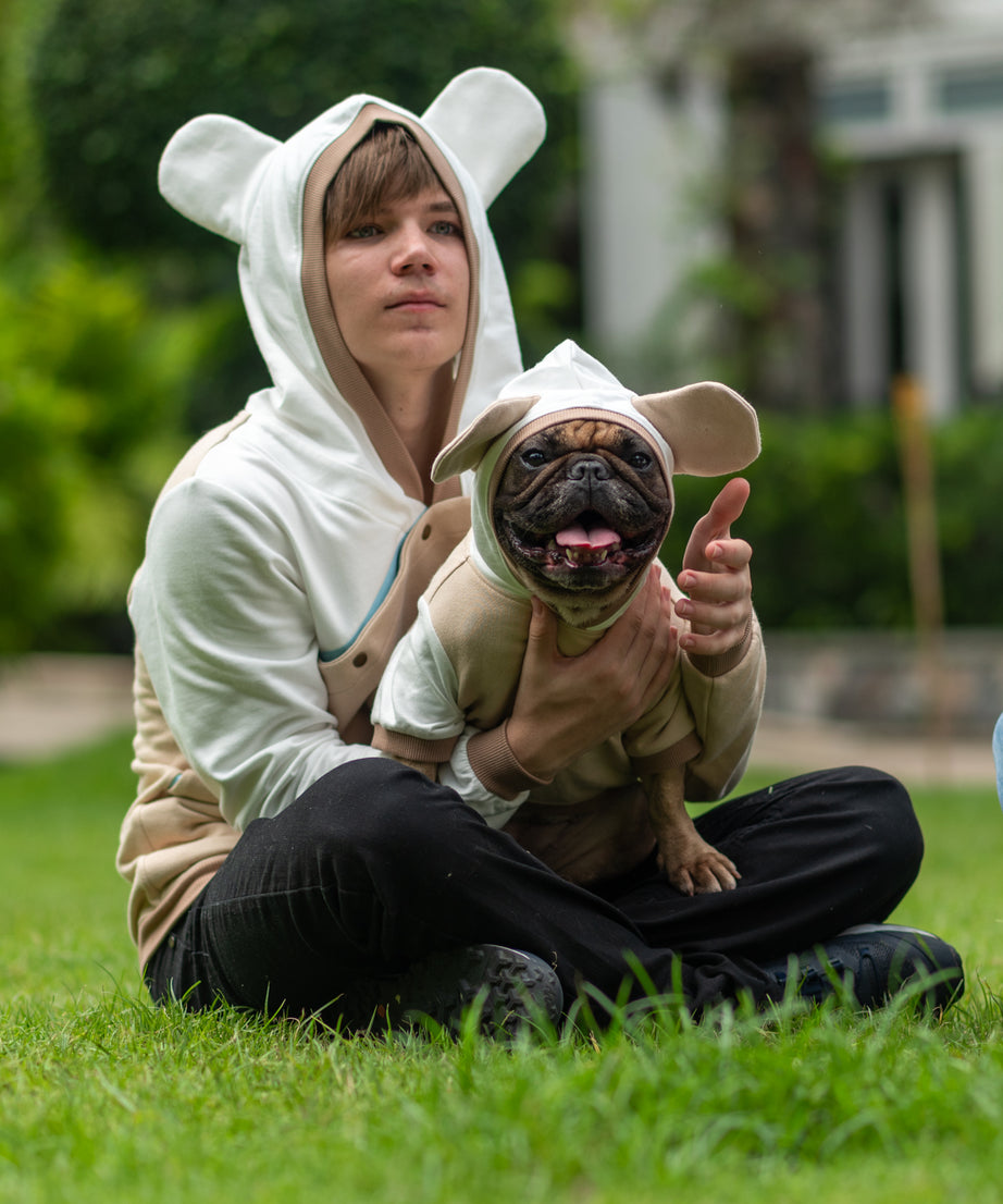 Cozy Mocha Mousse Doggy Hoodie