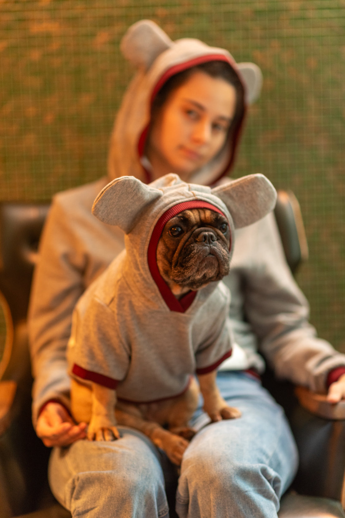 Dark Cozy Doggy Companion Hoodie