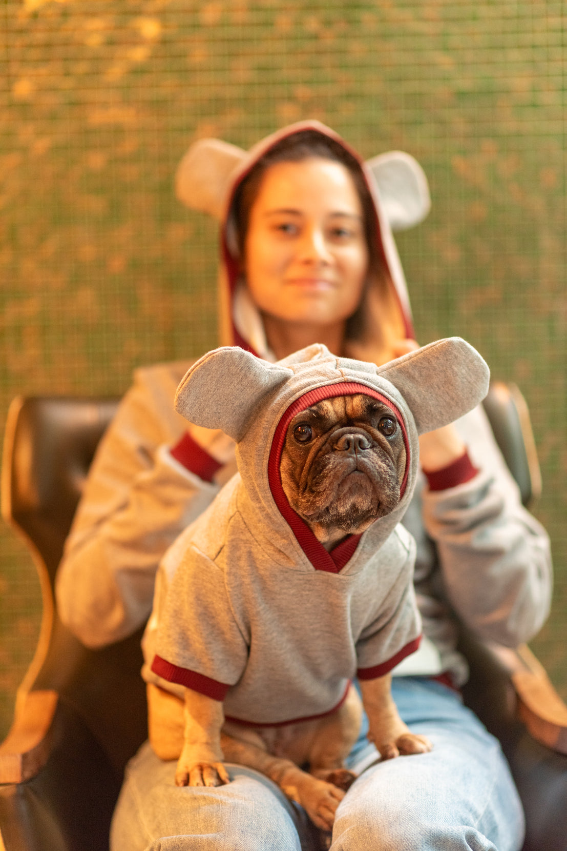 Dark Cozy Doggy Companion Hoodie