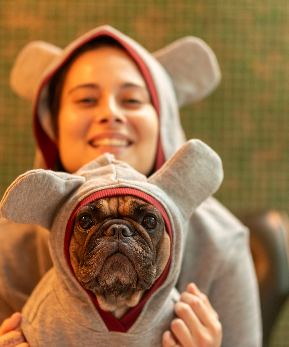 Dark Cozy Doggy Companion Hoodie