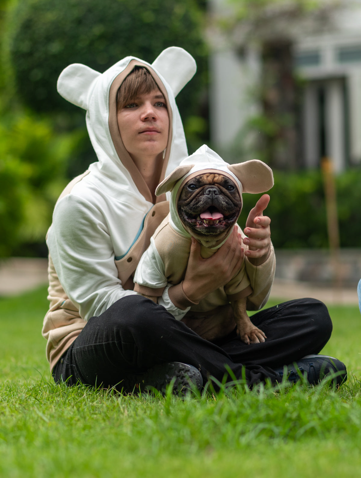 Cozy Mocha Mousse Doggy Hoodie