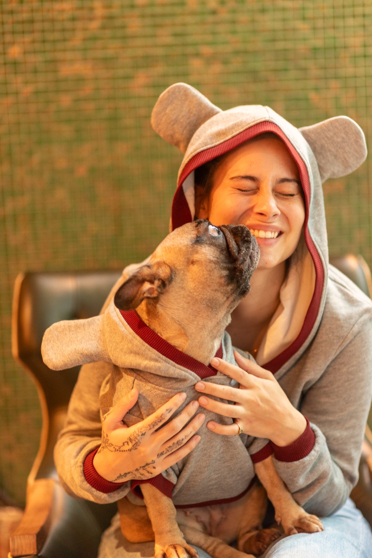 Dark Cozy Doggy Companion Hoodie